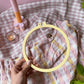 Craft Club Co Australia Round Embroidery Hoop - Yellow (18cm)