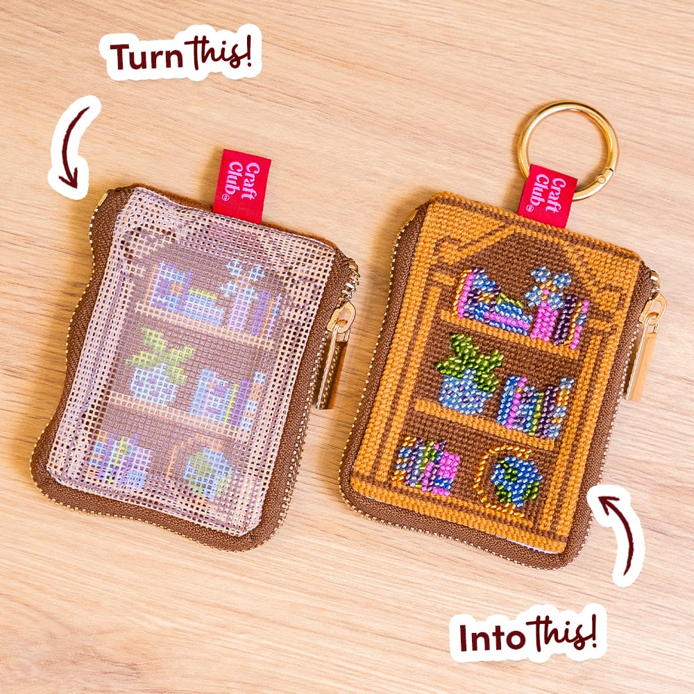 Craft Club Co BOOK NOOK - Beaded Pouch Kit