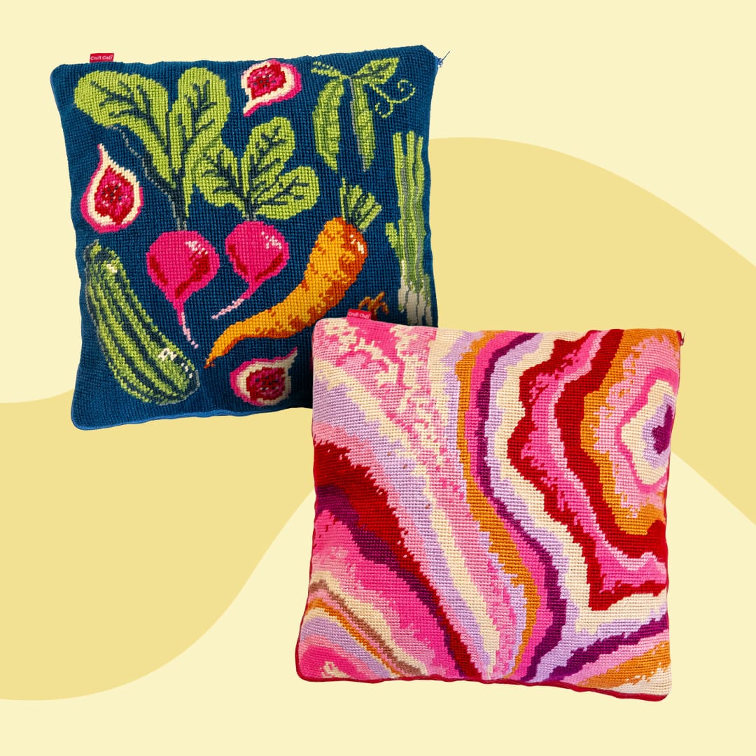 Craft Club Co Rock & Root - Needlepoint Cushion Bundle