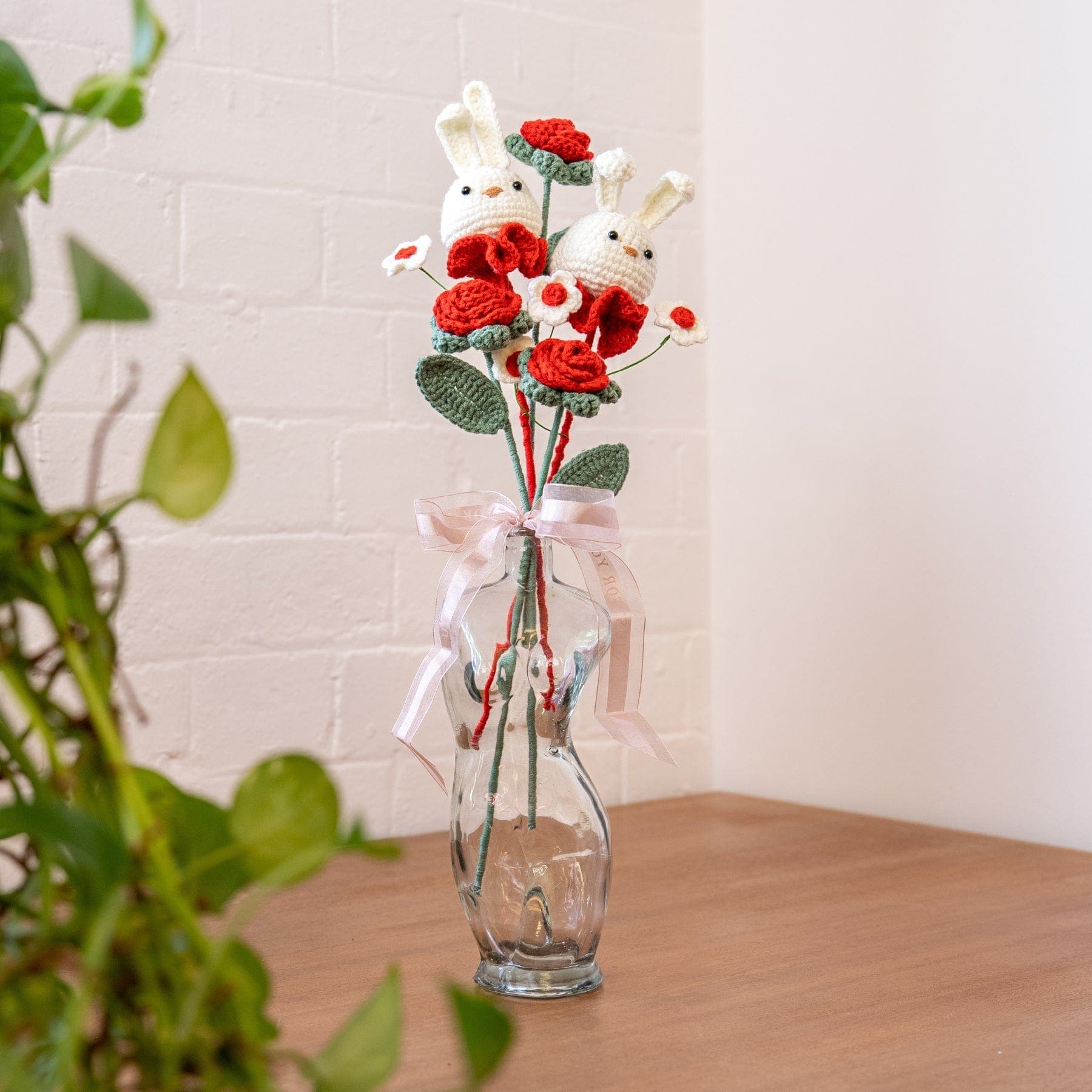 Craft Club Co Bunny Bouquet DIY | Crochet Flower Kit