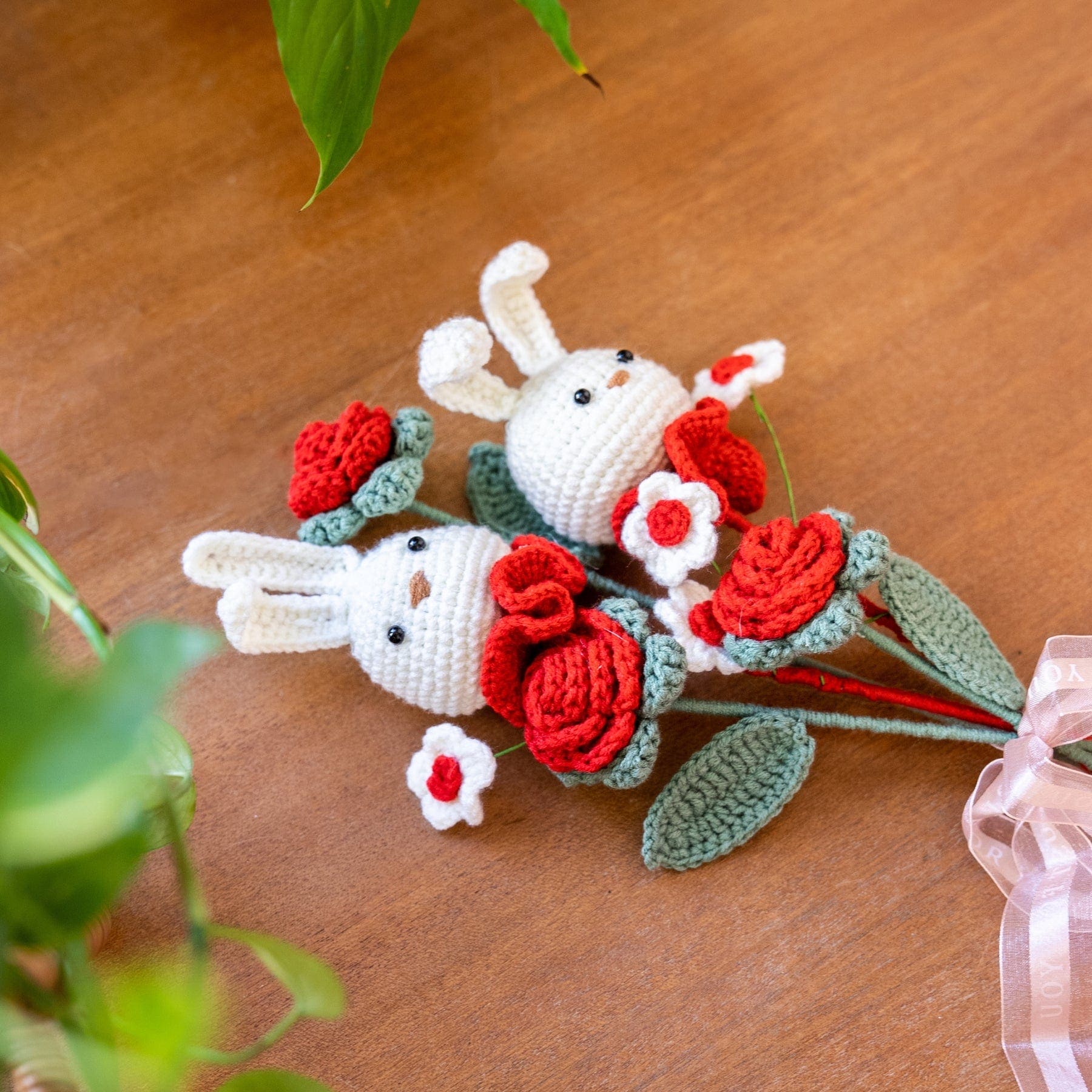 Craft Club Co Bunny Bouquet DIY | Crochet Flower Kit