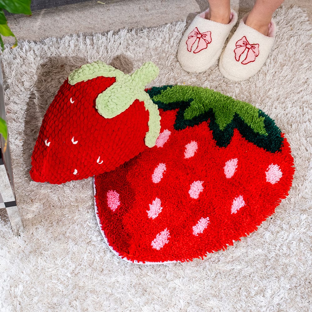 Craft Club Co Strawberry Dreams | Crochet & Latch Hook Bundle