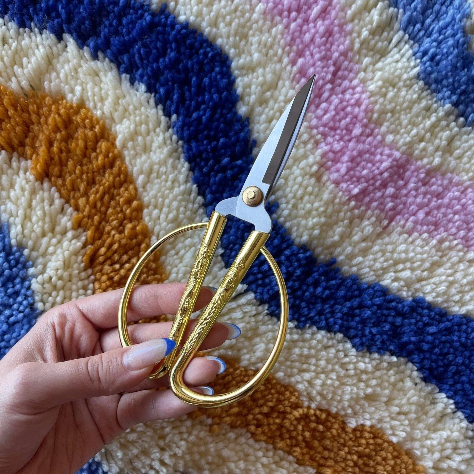 Craft Club Co XL Gold Rug Trimming Scissors