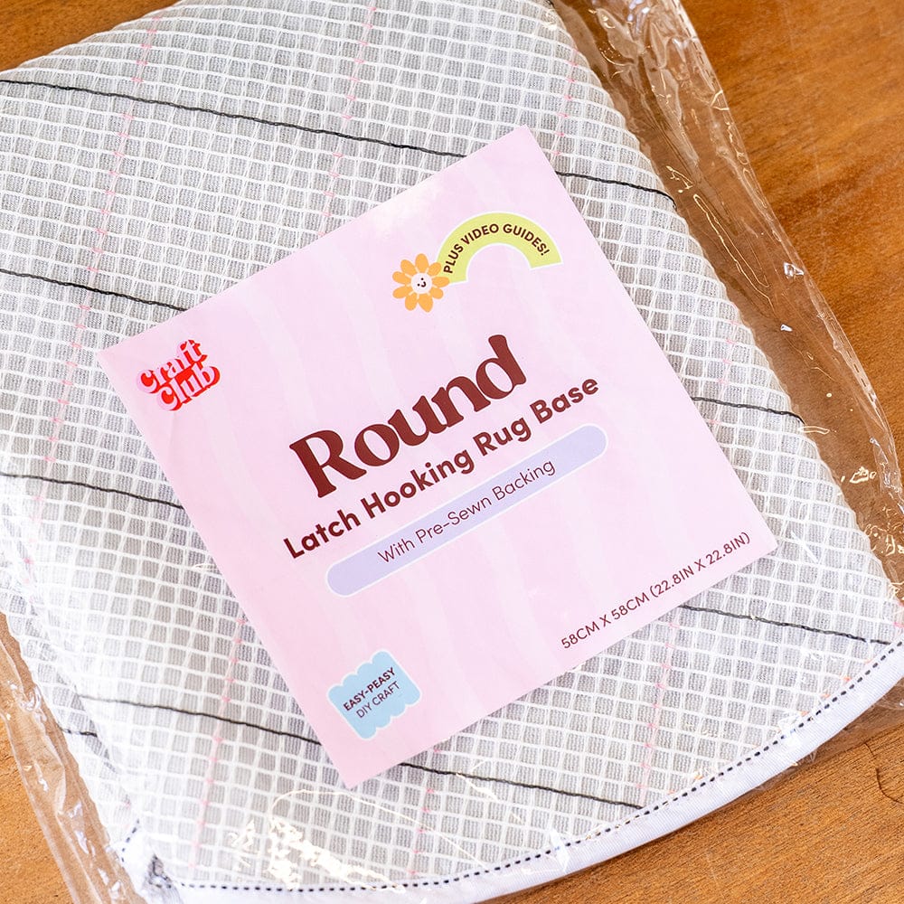Craft Club Co ROUND RUG - Latch Hook Base