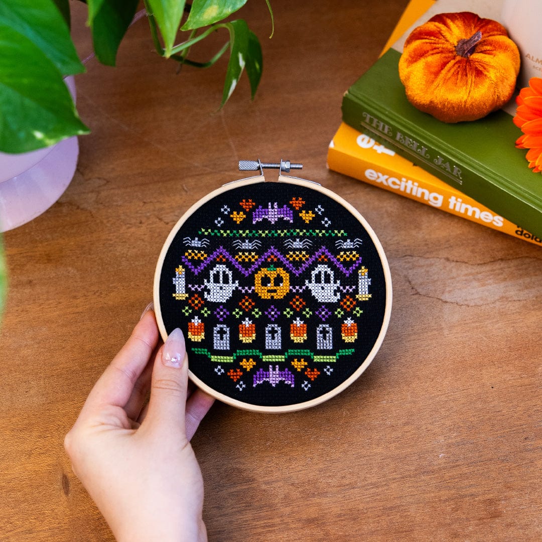 Craft Club Co GRAVEYARD EXPRESS Cross Stitch Kit