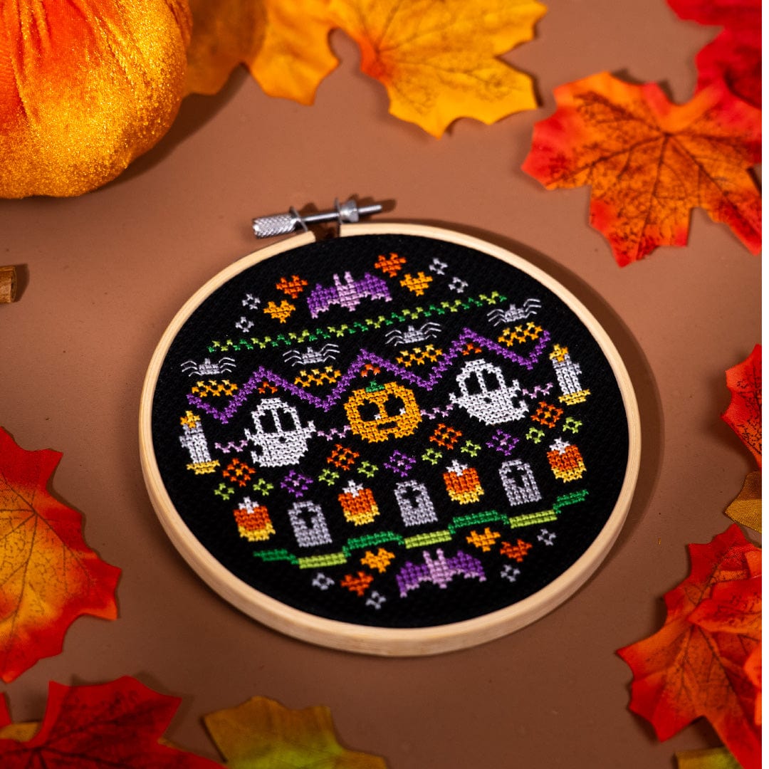 Craft Club Co GRAVEYARD EXPRESS Cross Stitch Kit