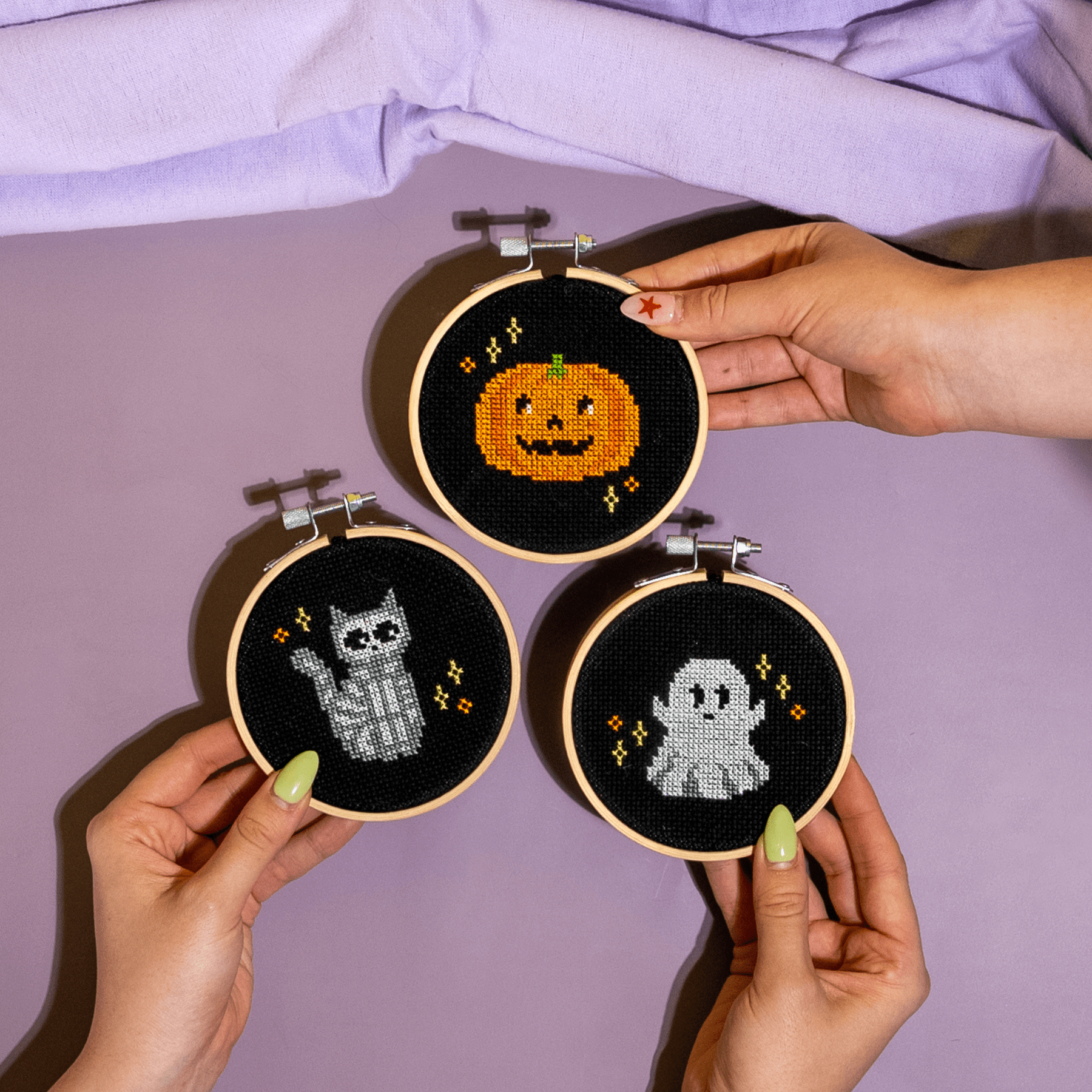 Craft Club Co HALLOWEEN MINIS Cross Stitch Kit
