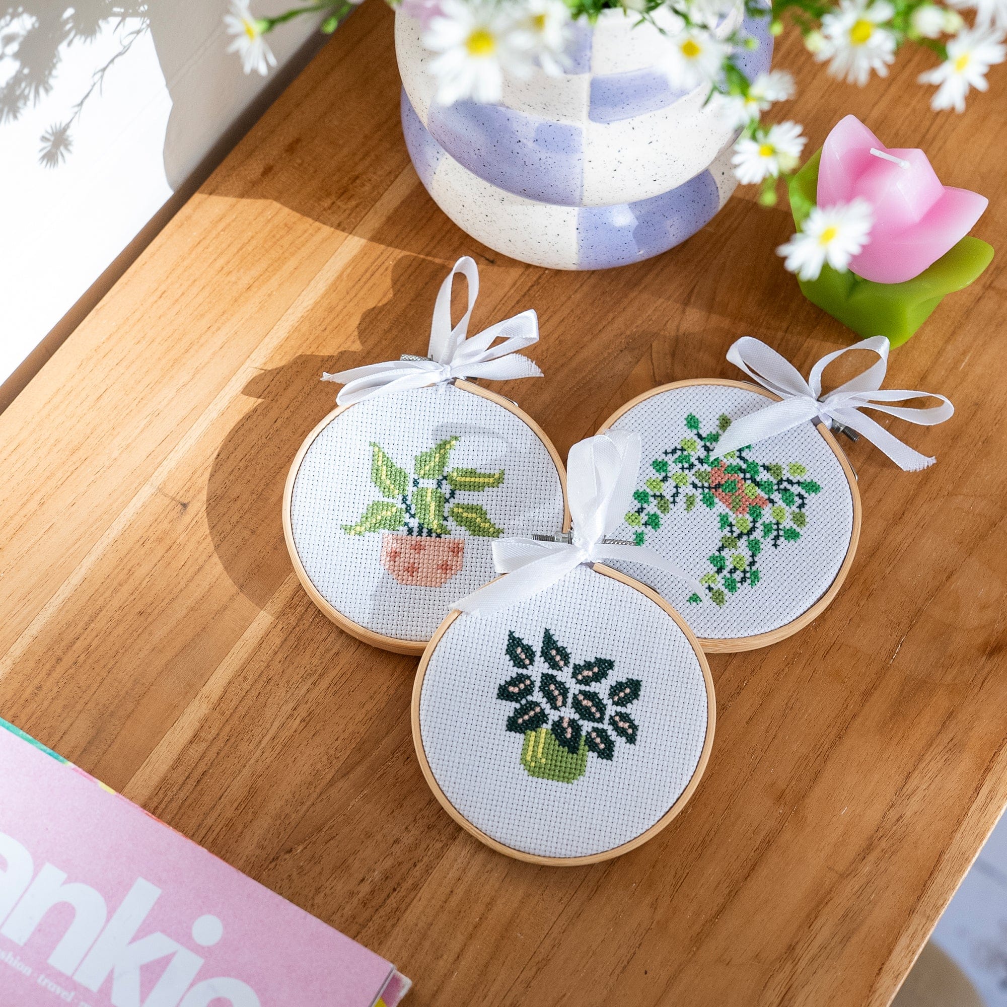 Craft Club Co POT PLANT MINIS - Cross Stitch Kit
