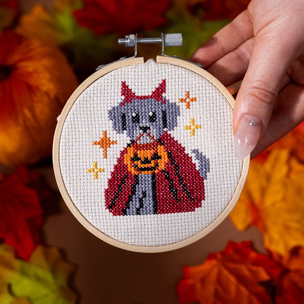 Craft Club Co TRICK OR TREAT MINIS Cross Stitch Kit