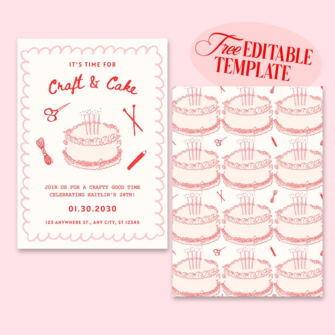 Crafty Invitation - Free Design Template crafty-invitation-free-design-template