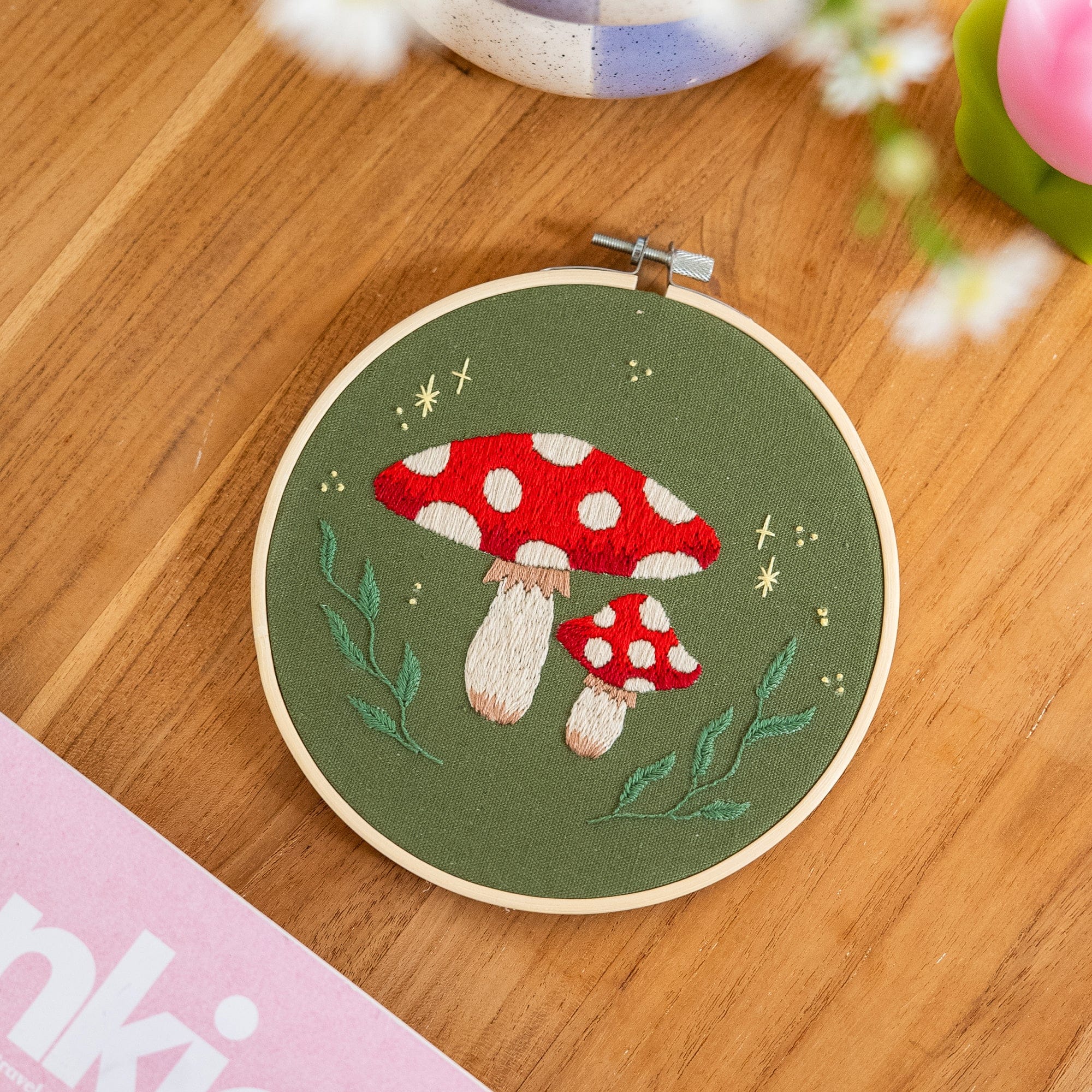 Craft Club Co MAGICAL MUSHROOM - Embroidery Kit