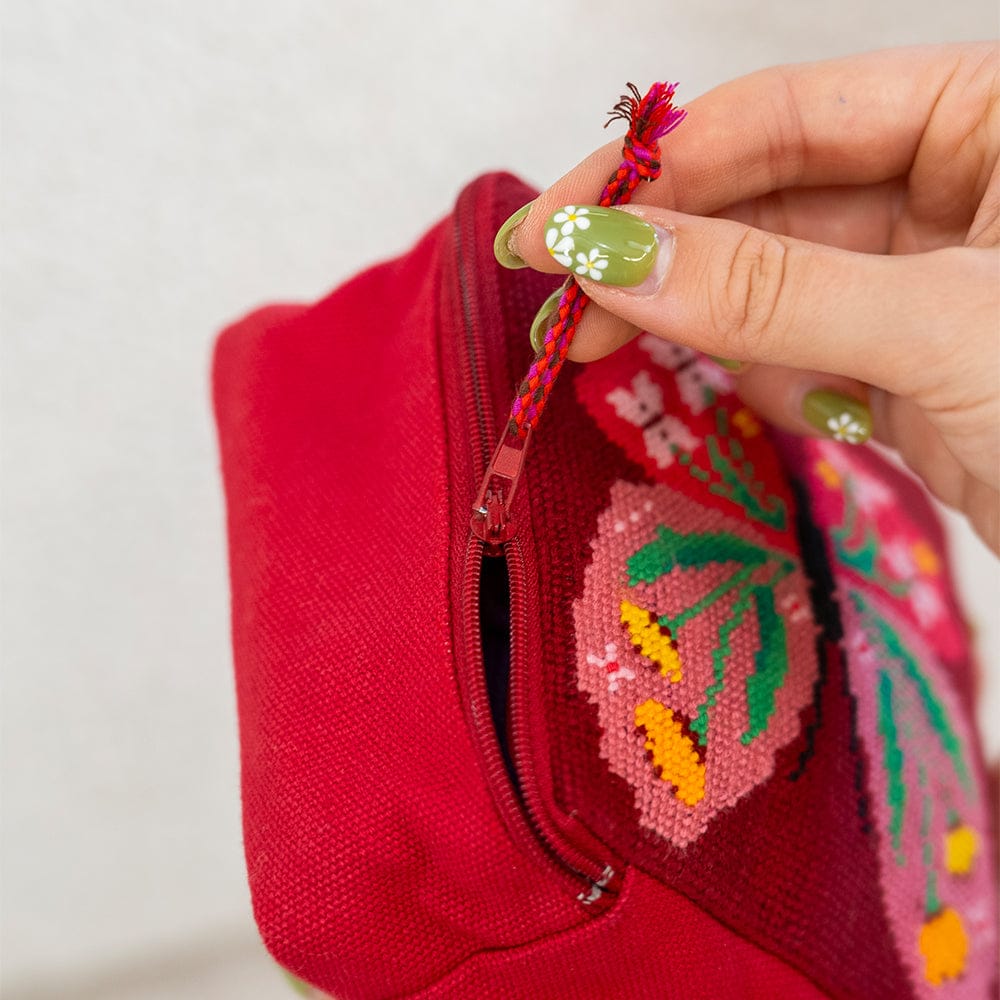 Craft Club Co Butterfly Bloom - Needlepoint Pouch Kit