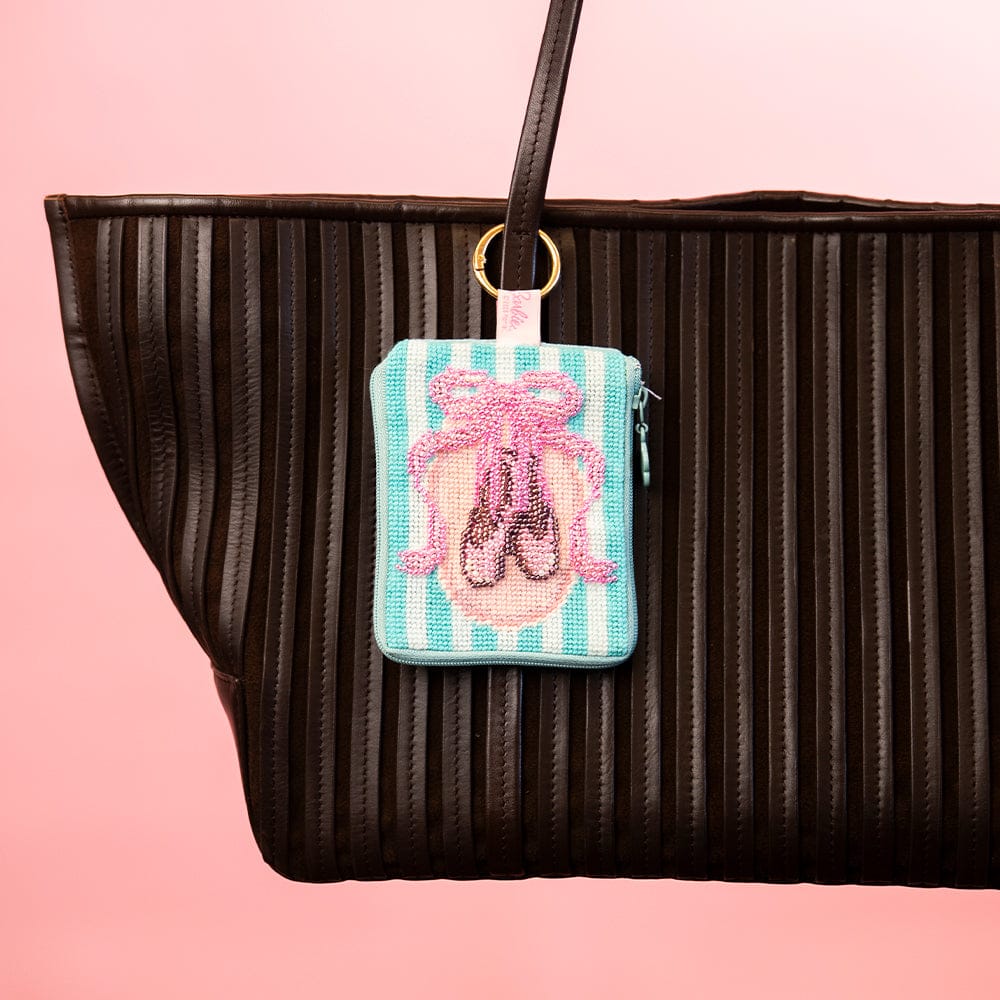 Craft Club Co BARBIE™ BALLET SHOES - Beaded Needlepoint Wallet Kit