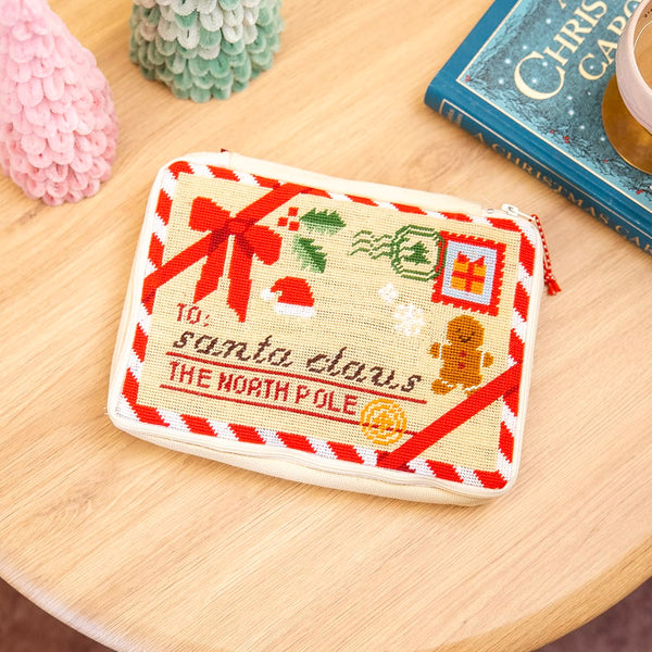LETTERS TO SANTA - Needlepoint Pouch Kit