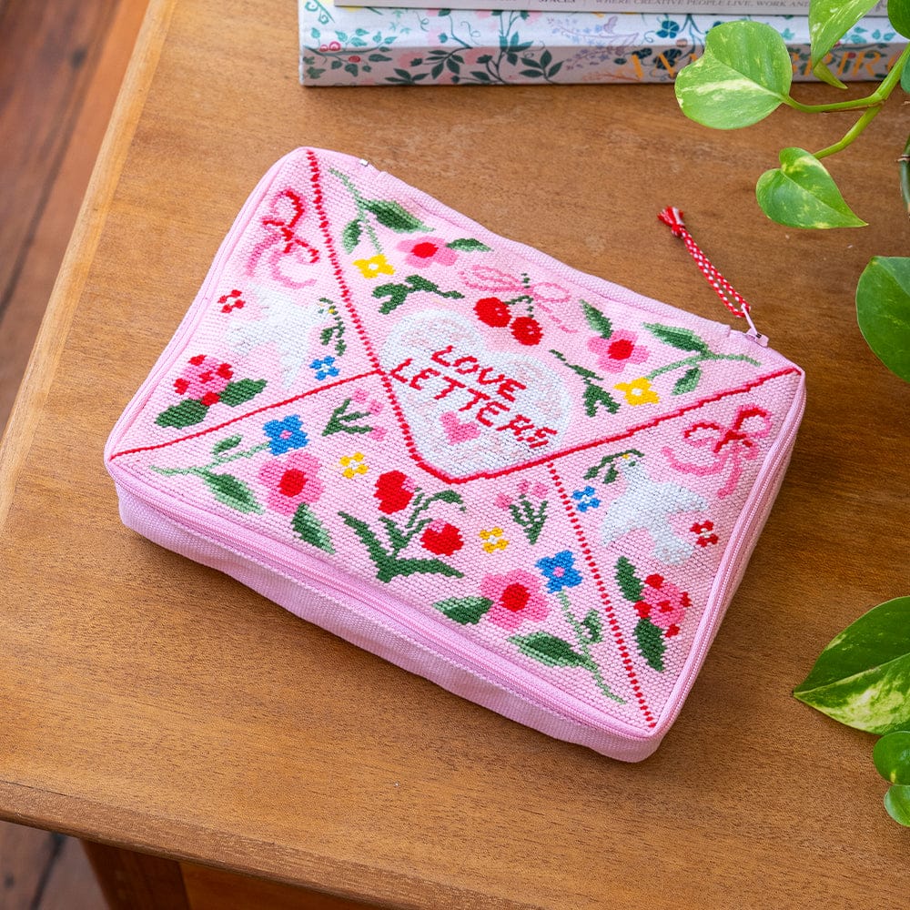 Love Letters - Needlepoint Pouch Kit