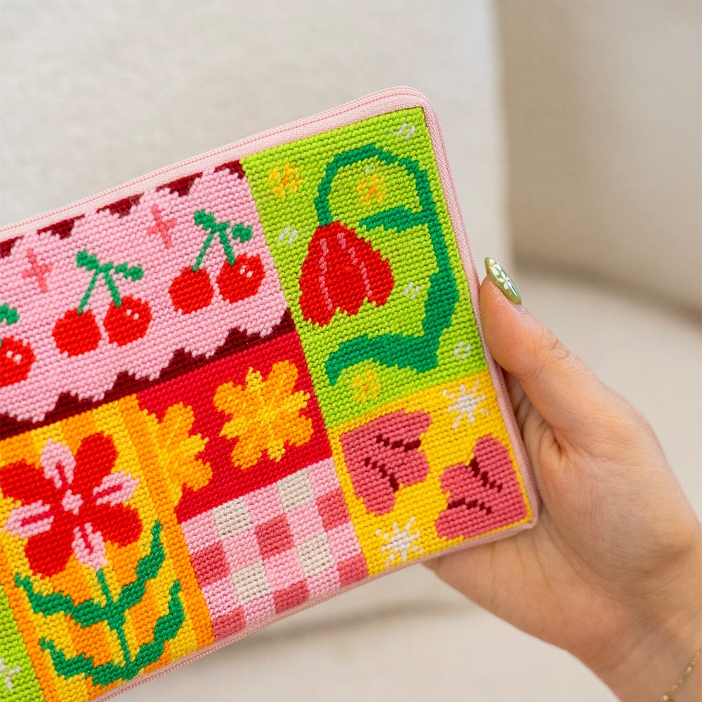 Craft Club Co Patchwork Party - Needlepoint Pouch Kit