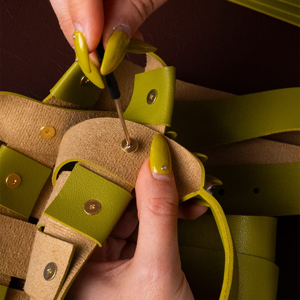 Craft Club Co MARTINI GREEN LIMA - Basket Weave Bag Kit