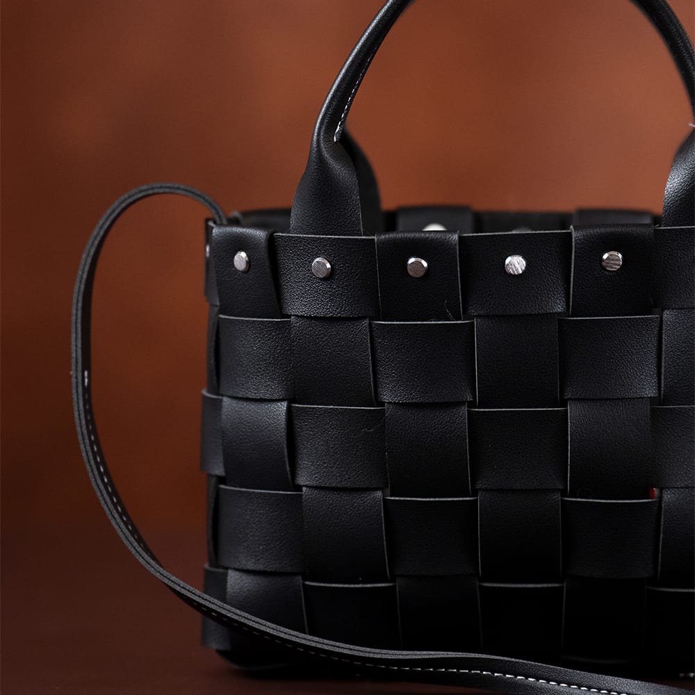 Craft Club Co NOIR BLACK LIMA - Basket Weave Bag Kit