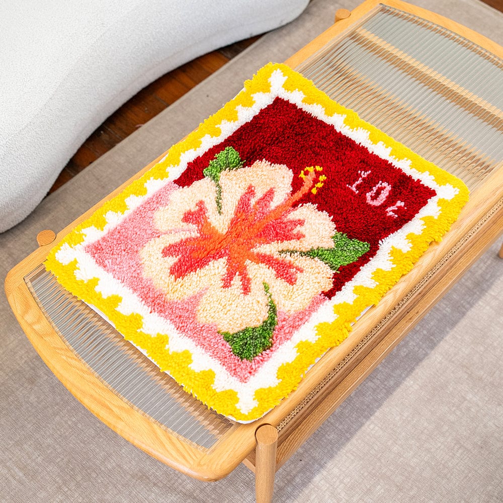 kinakoma.craft ロールトップボード　レッドオーク２個 Wildflower Post - XL Latch Hook Rug Bundle