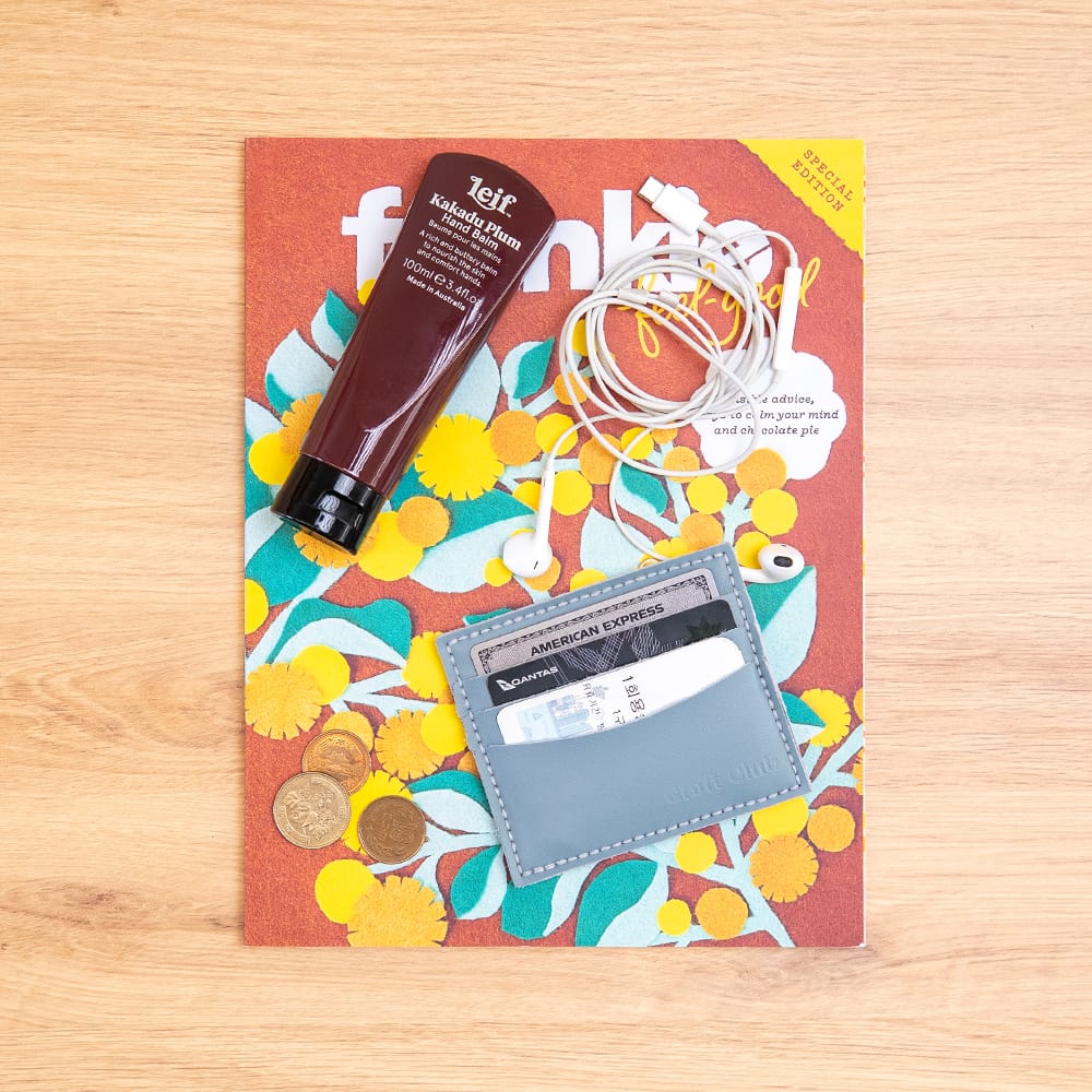Craft Club Co DUCK EGG BLUE THE SLIP - Leather Cardholder Kit