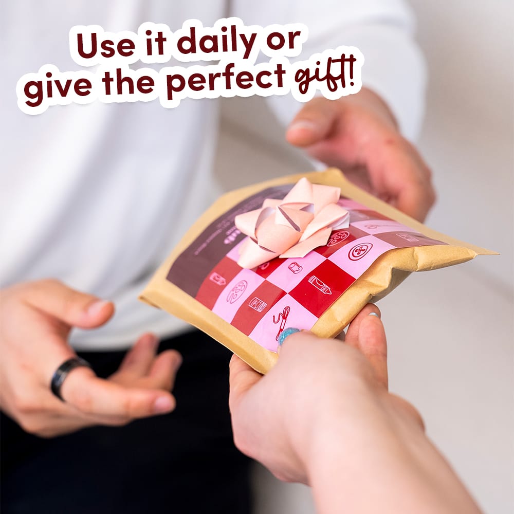 Craft Club Co PASTEL PINK THE SLIP - Leather Cardholder Kit