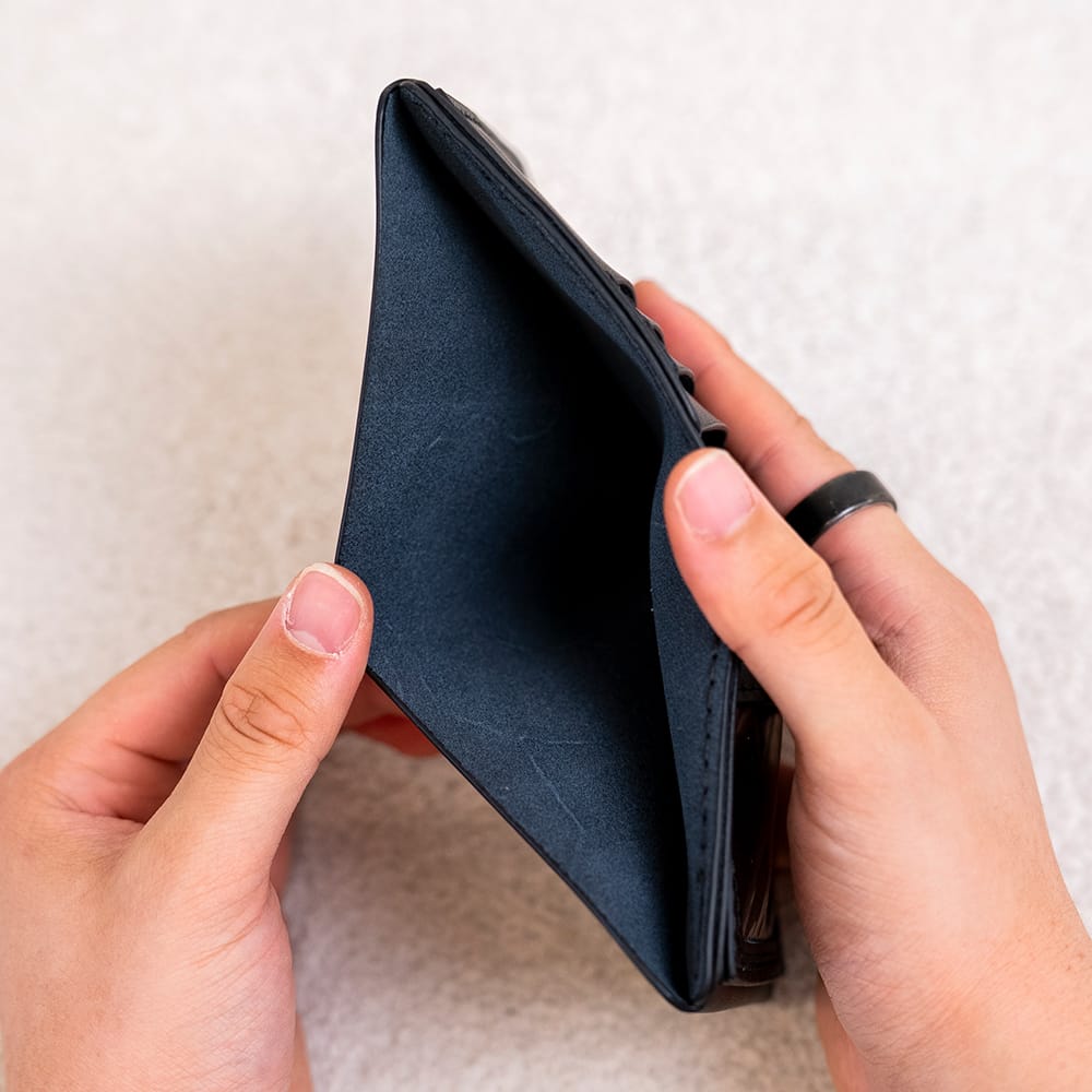 Craft Club Co NAPPA BLACK THE FOLD - Leather Wallet Kit