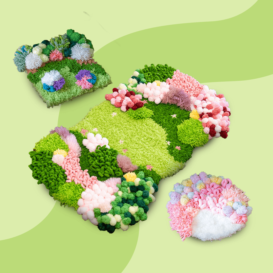Craft Club Co Bubblegum Meadow - Moss Kit Bundle