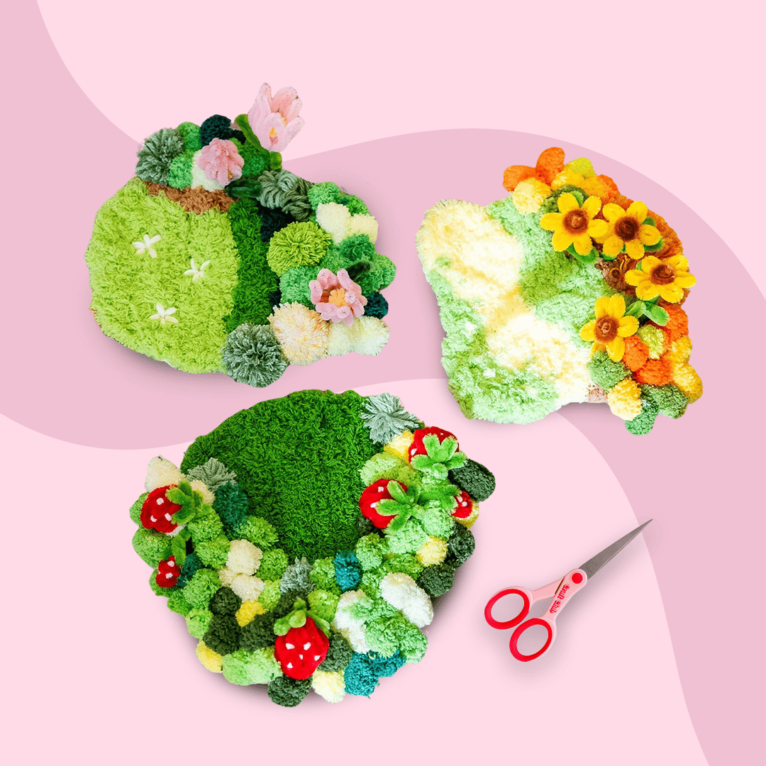 Craft Club Co COTTAGE GARDEN - Moss Coaster Bundle