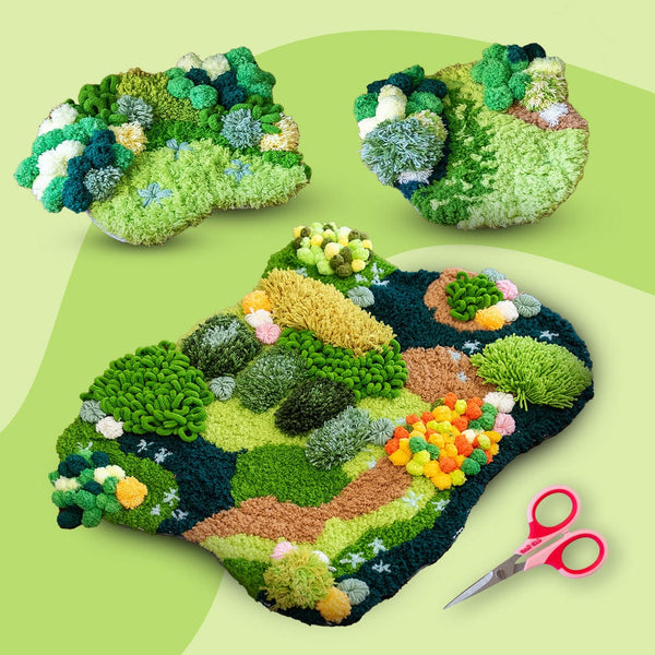 Craft Club Co MEGA MOSSY - Rug & Coaster Bundle