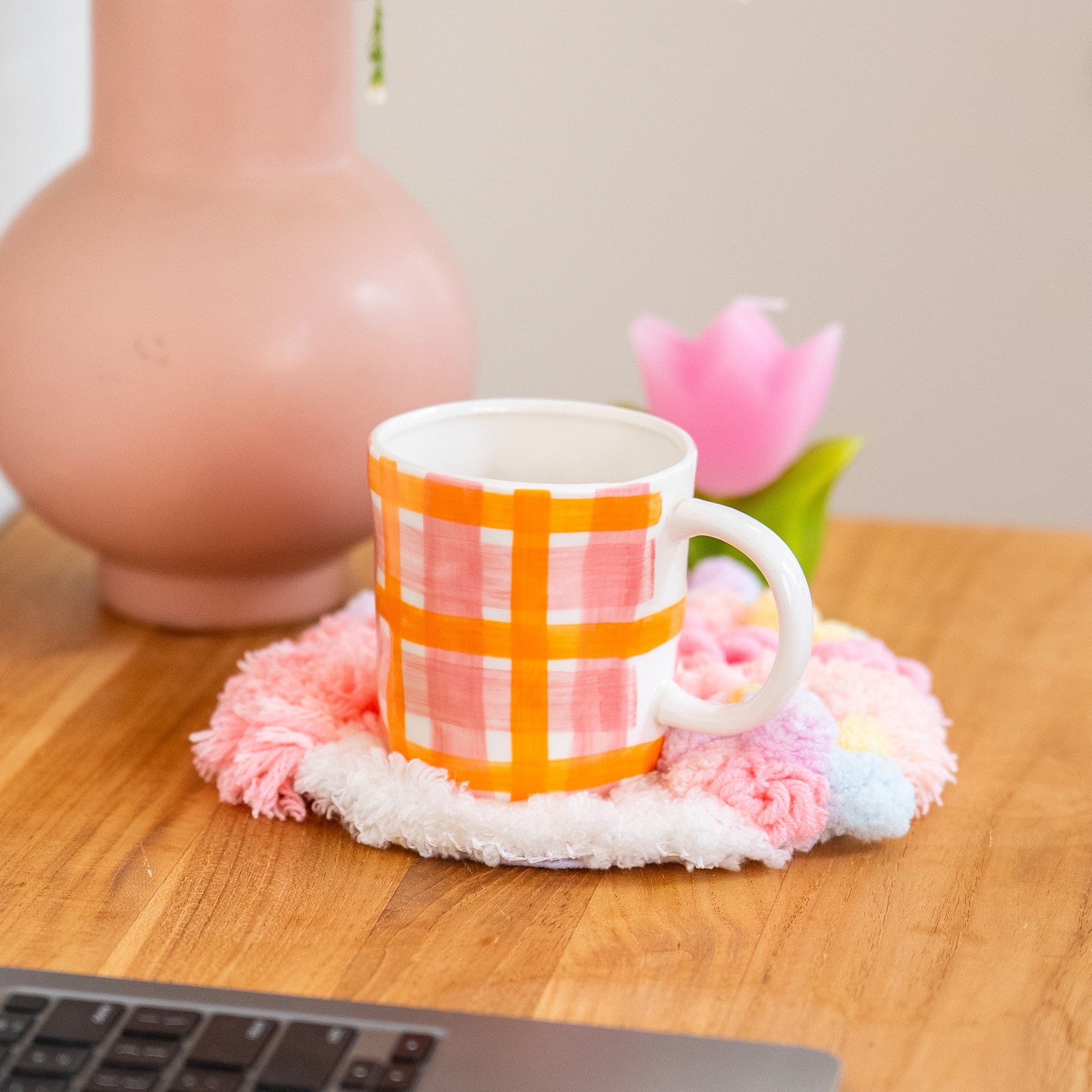 Craft Club Co COTTON CANDY - Moss Coaster Kit