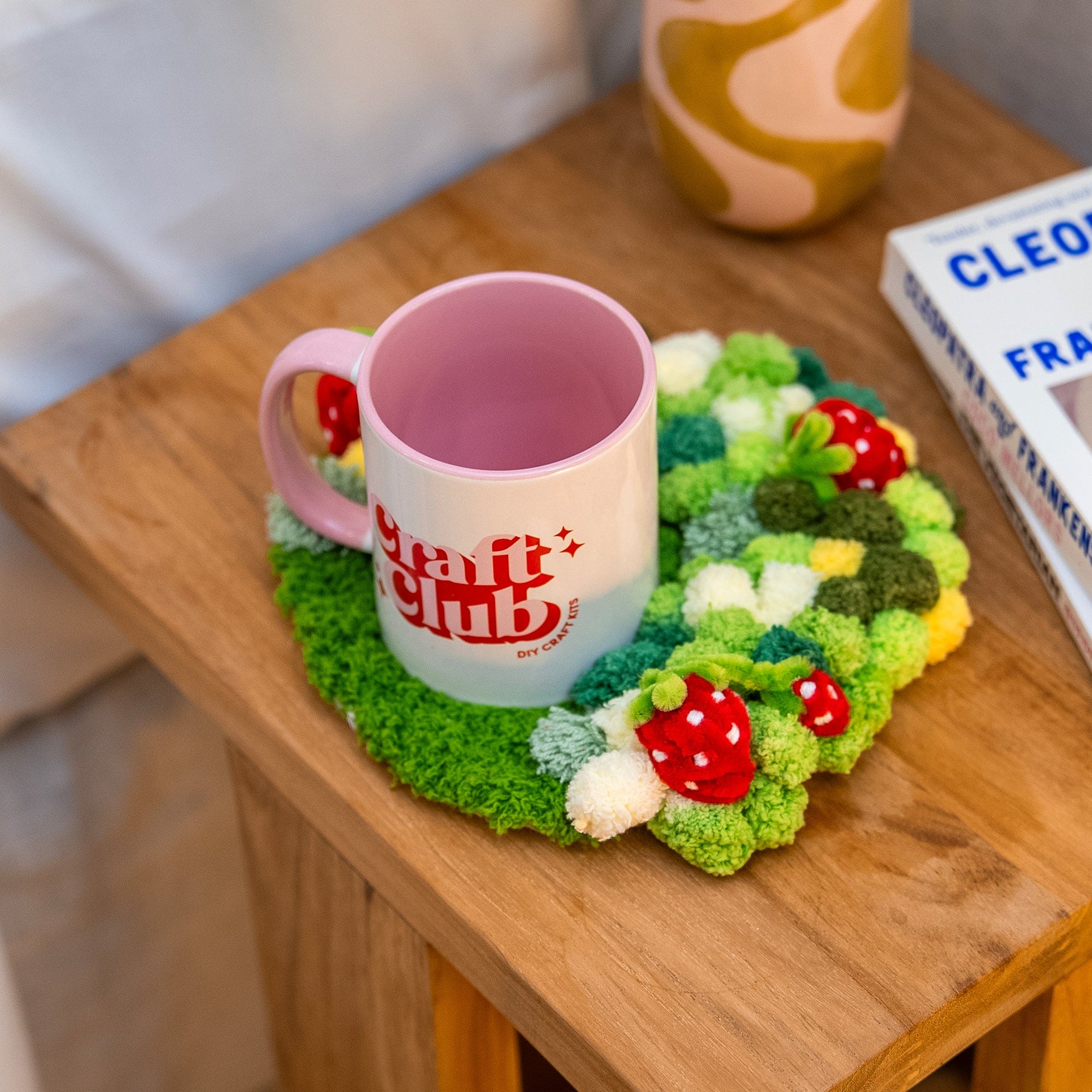 Craft Club Co STRAWBERRY -  Moss Coaster Kit