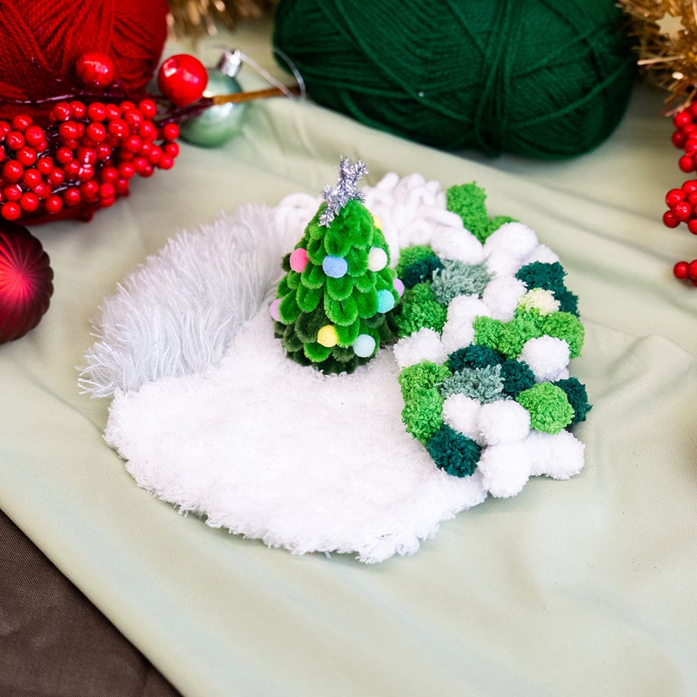 Craft Club Co Twinkling Christmas Tree - Moss Coaster Kit