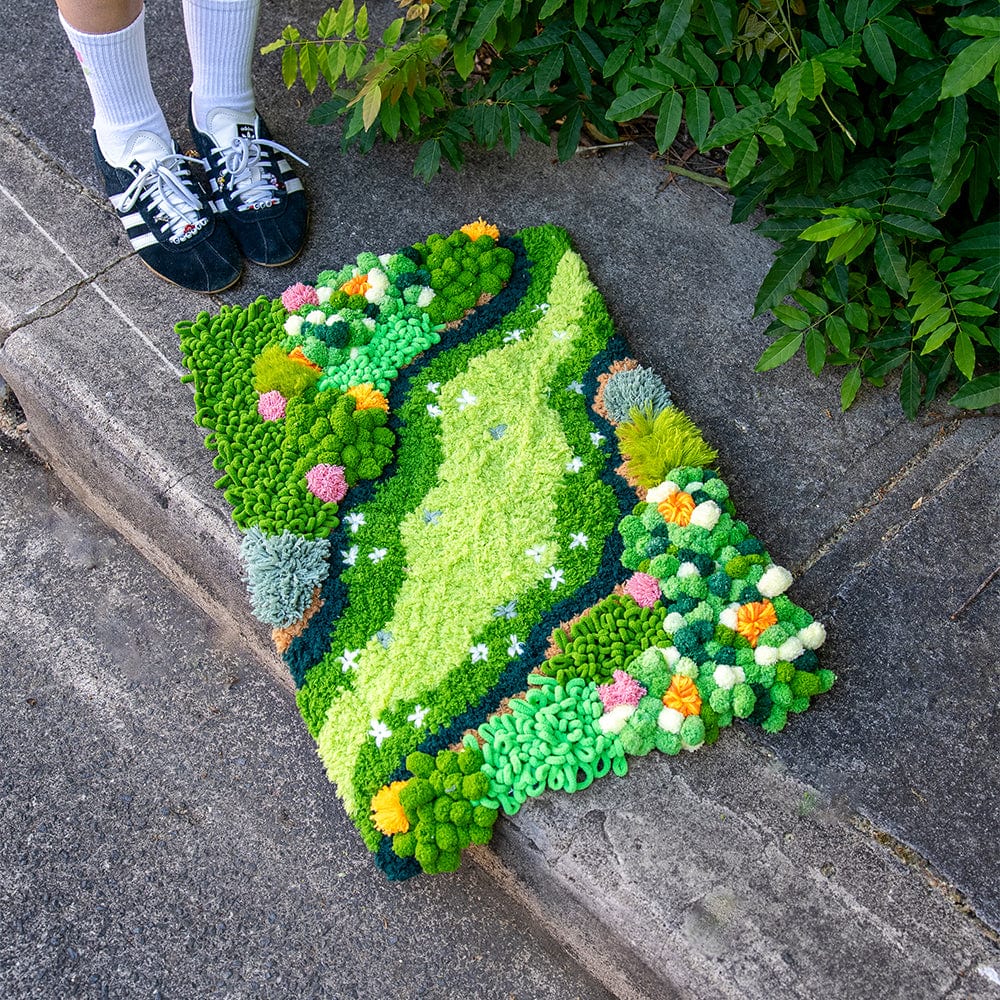 Craft Club Co BLOSSOM BLOOM - Moss Rug Making Kit