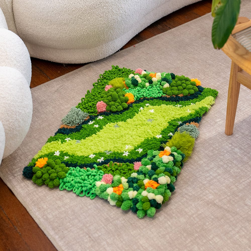 Craft Club Co BLOSSOM BLOOM - Moss Rug Making Kit