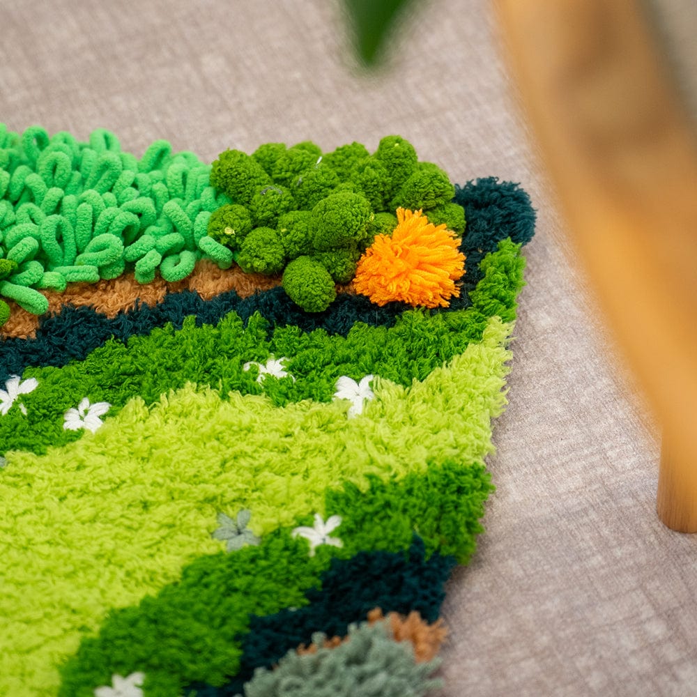 Craft Club Co BLOSSOM BLOOM - Moss Rug Making Kit