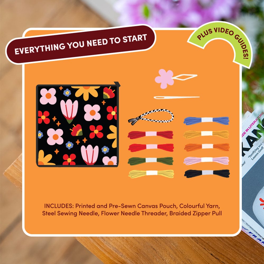Craft Club Co POP ART PETALS | Pouch Kit