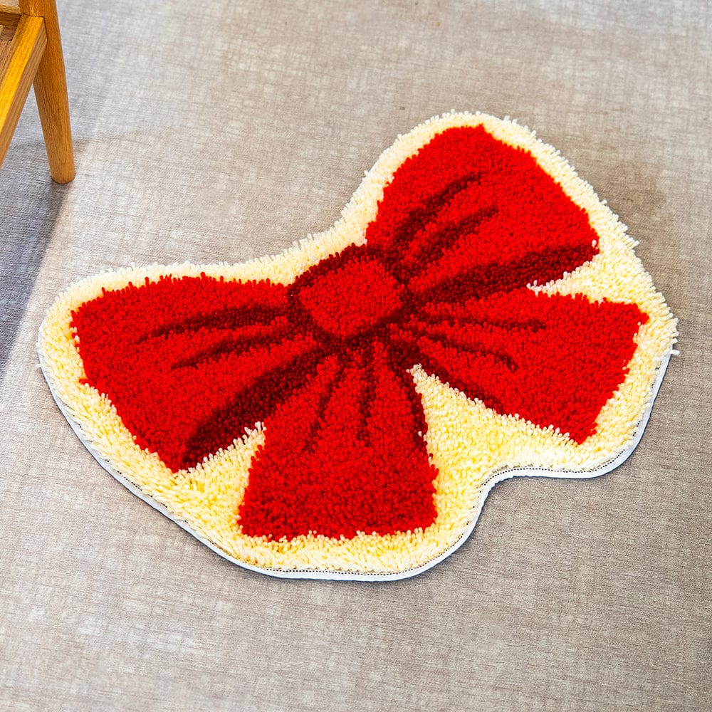 Craft Club Co BIG RED BOW - Christmas Rug Kit