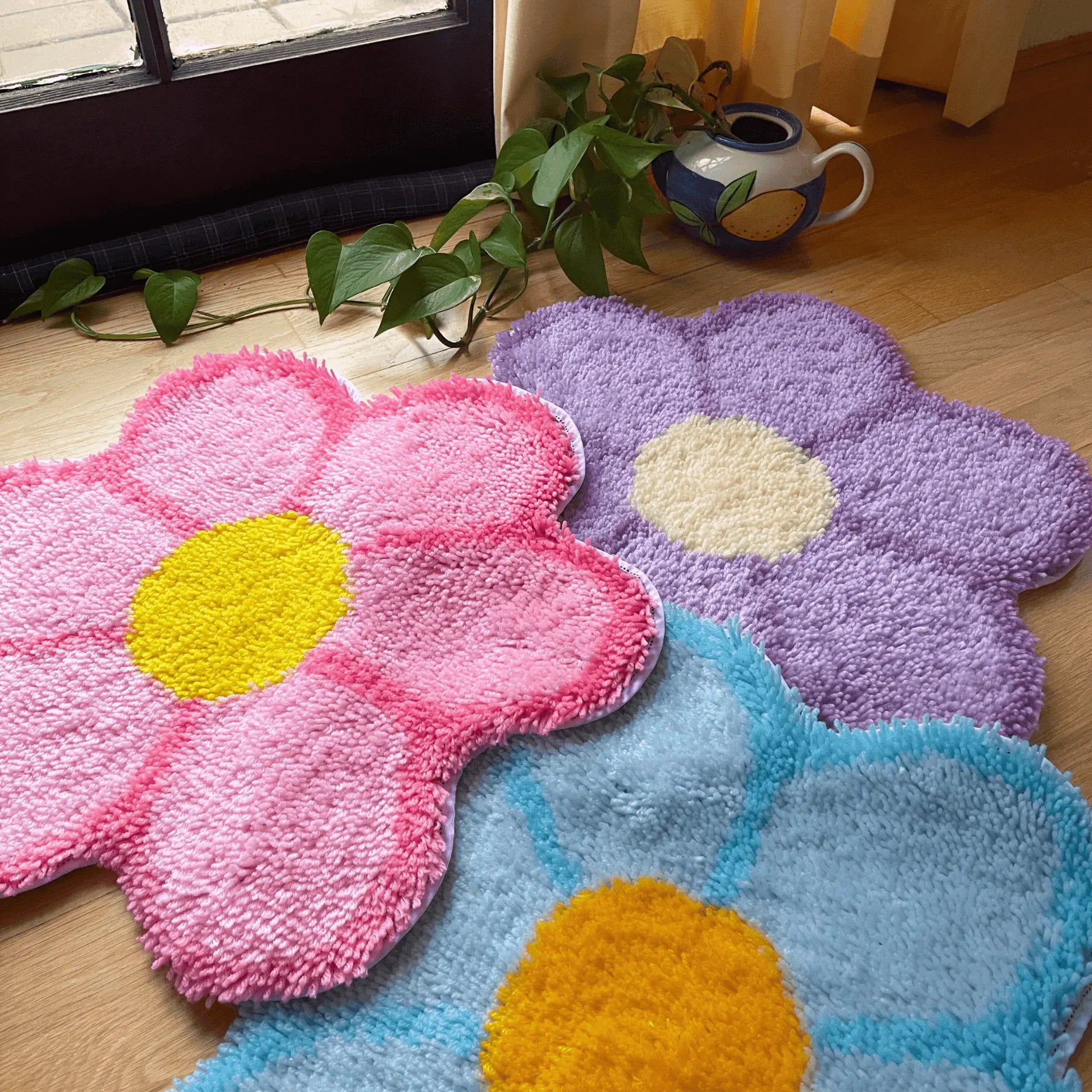 Craft Club Co BLOOM - PINK Rug Making Kit