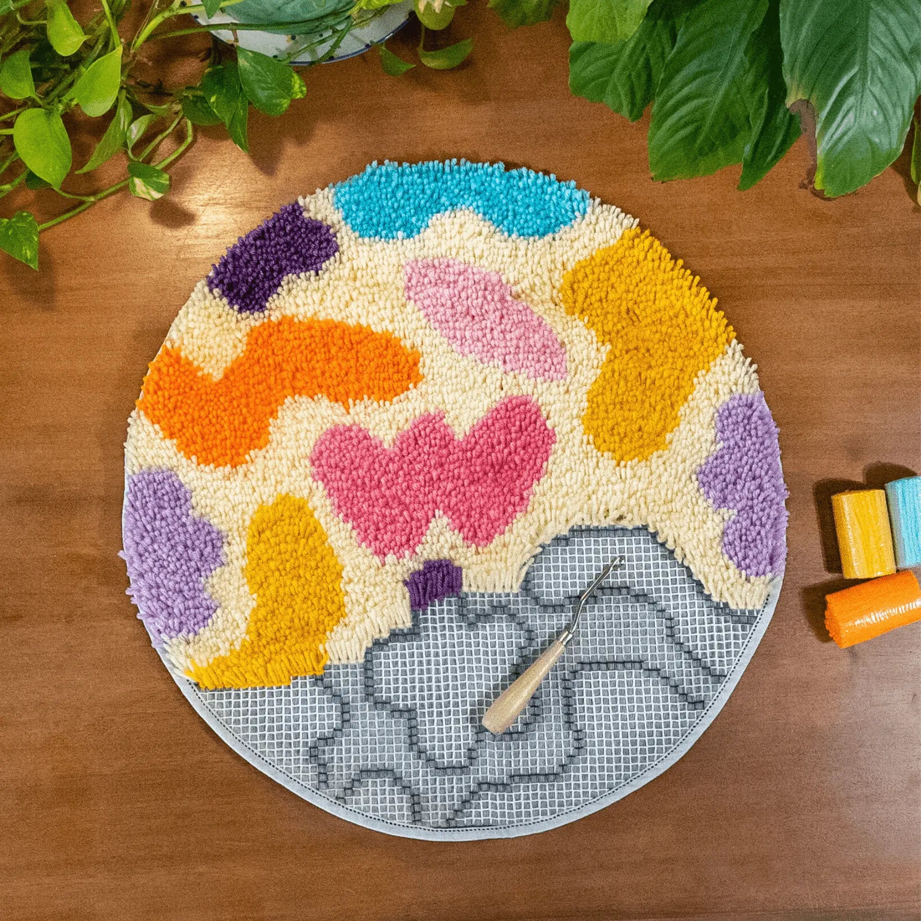 Craft Club Co BOTANIC - BRIGHTS Rug Making Kit