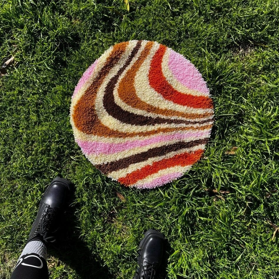 Craft Club Co CARAMEL SWIRL - Rug Making Kit