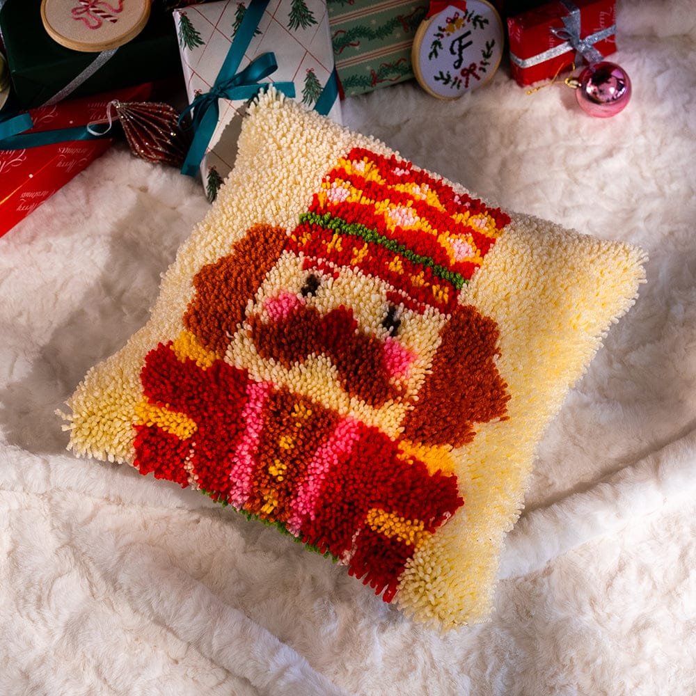 Craft Club Co CHEERY NUTCRACKER - Christmas Cushion Kit