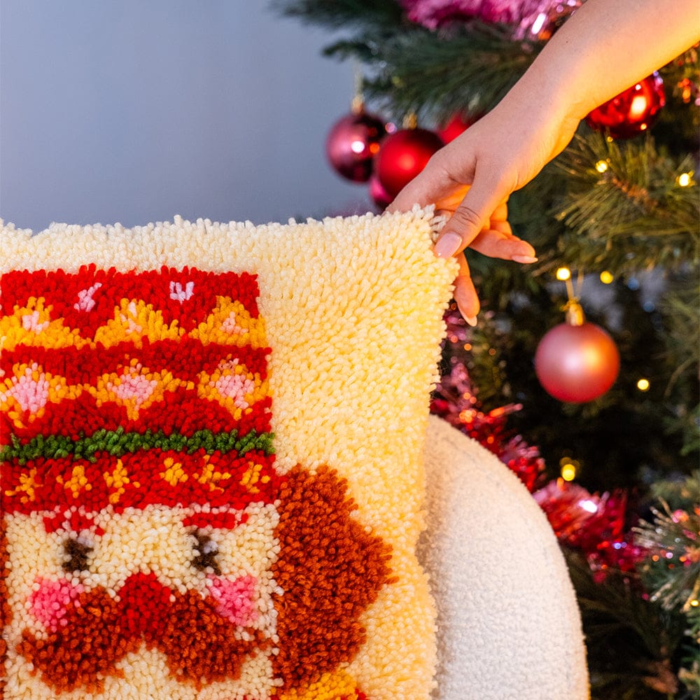 Craft Club Co CHEERY NUTCRACKER - Christmas Cushion Kit