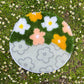 Craft Club Co FLOWER BOMB - GREEN Rug Making Kit
