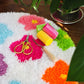Craft Club Co FLOWER BOMB - RAINBOW Rug Making Kit
