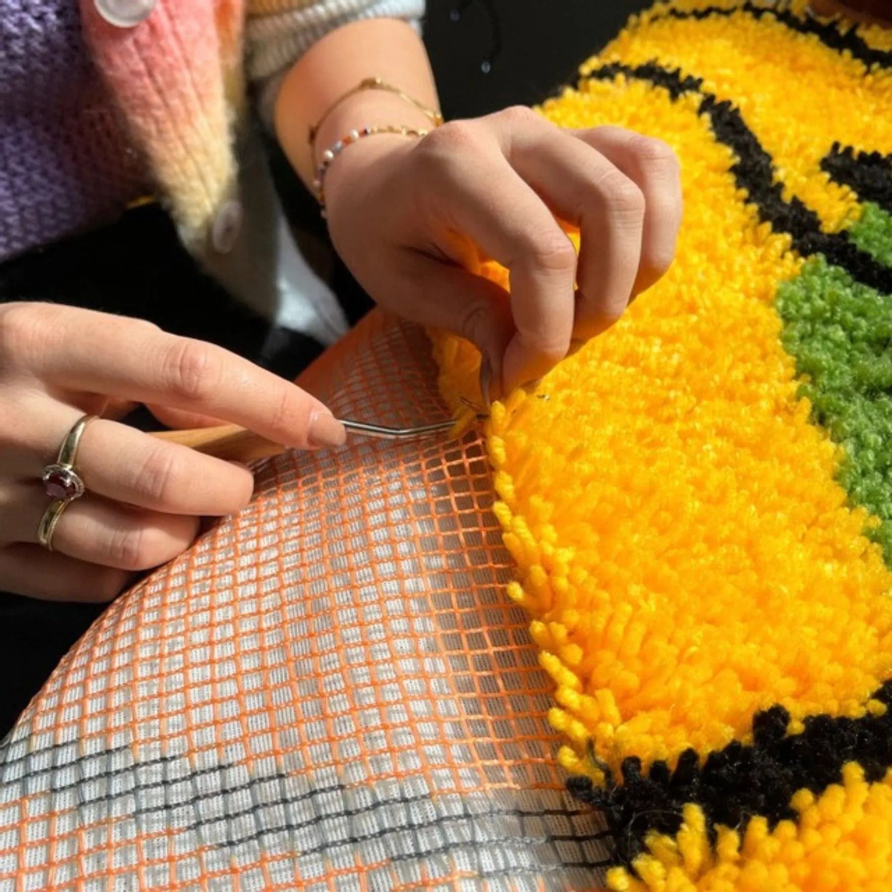 Craft Club Co PEACHY Rug Making Kit
