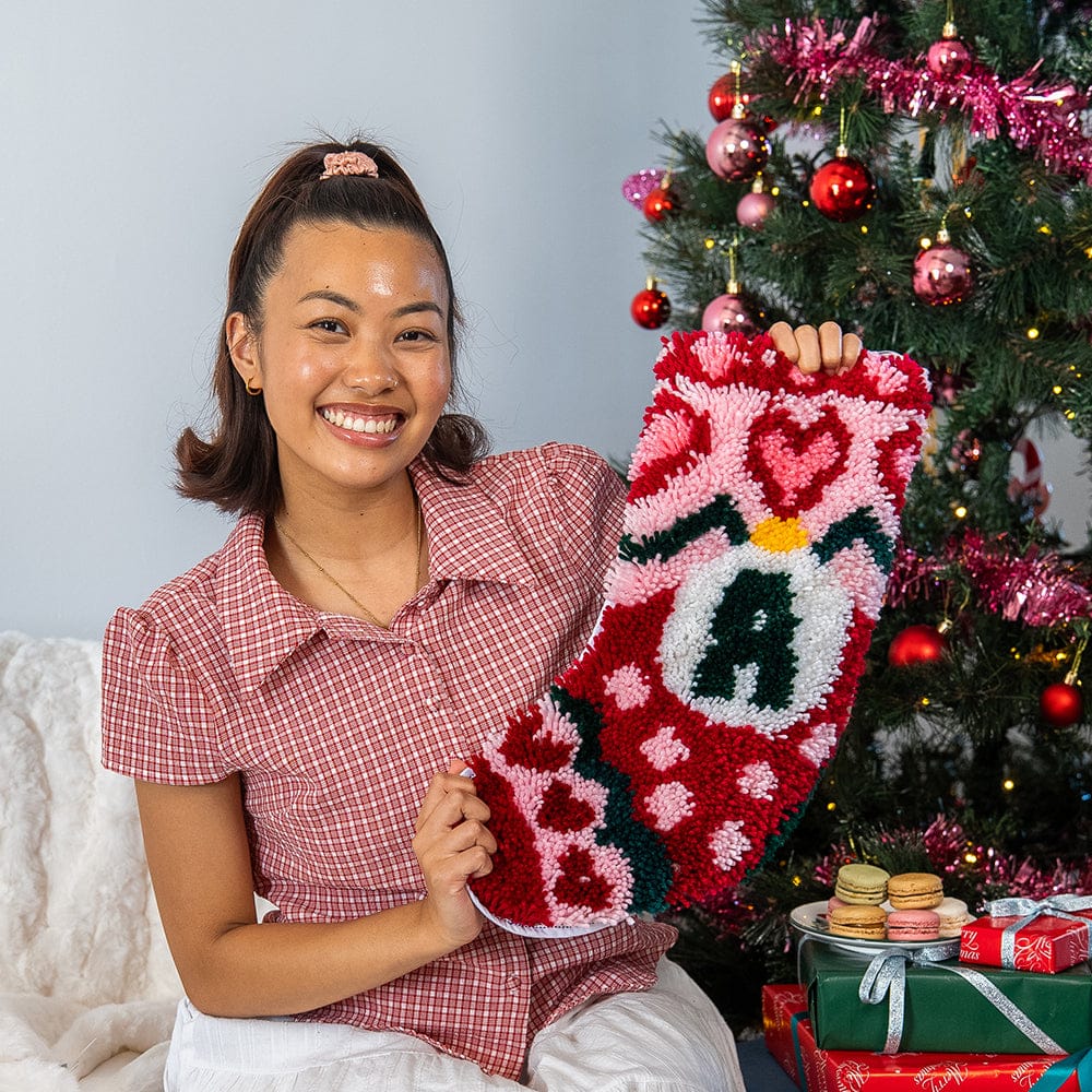 Craft Club Co PERSONALISED INITIAL - Christmas Stocking Kit