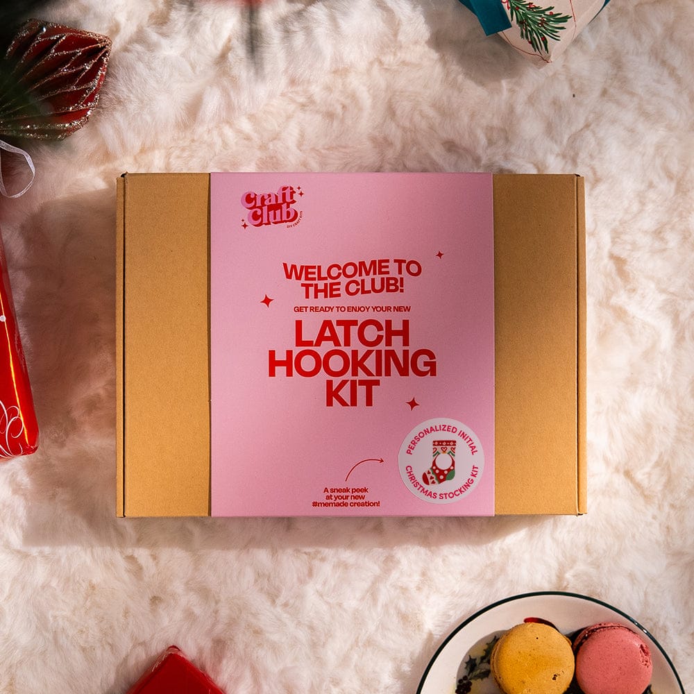 Craft Club Co PERSONALISED INITIAL - Christmas Stocking Kit