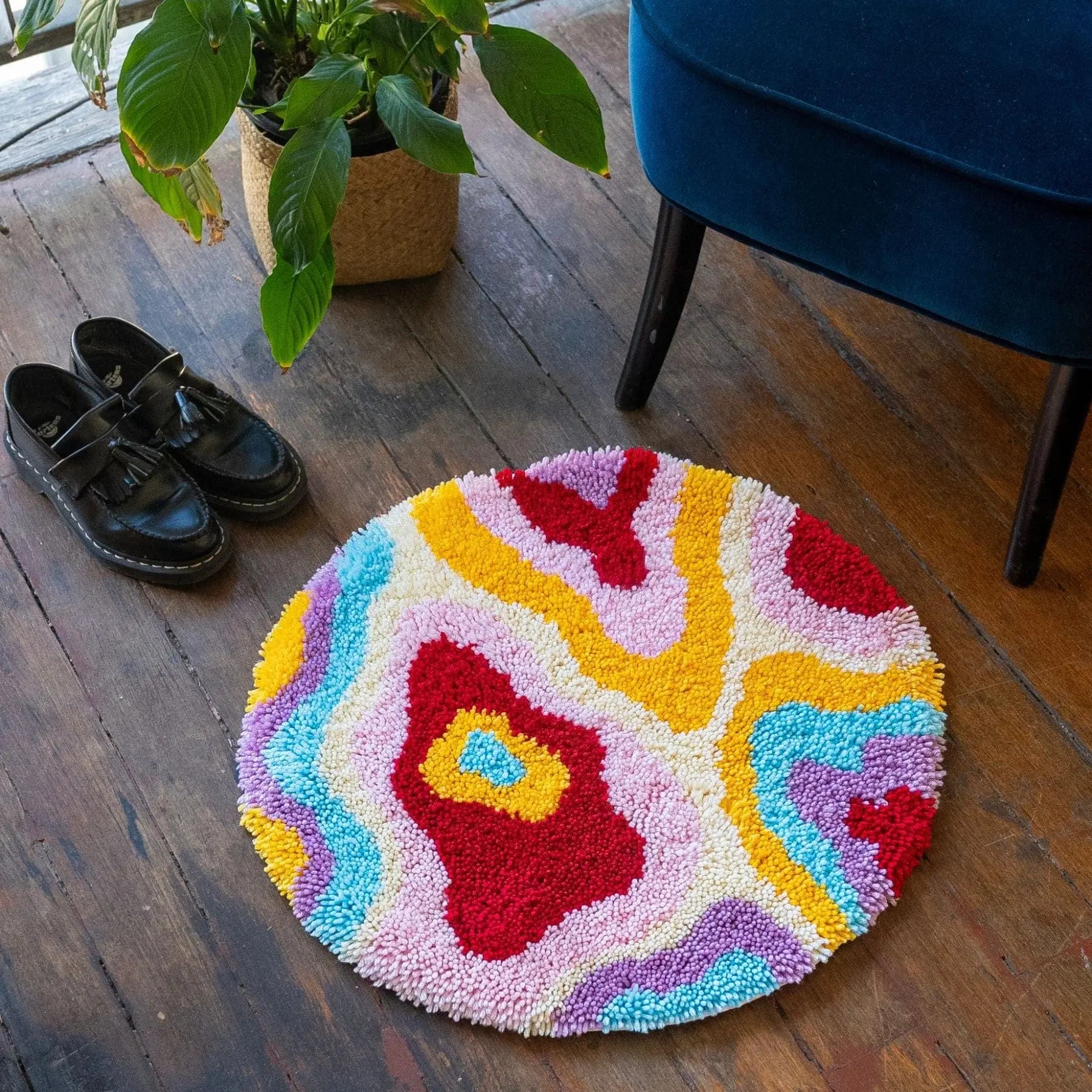 Craft Club Co PSYCHEDELIA Rug Making Kit