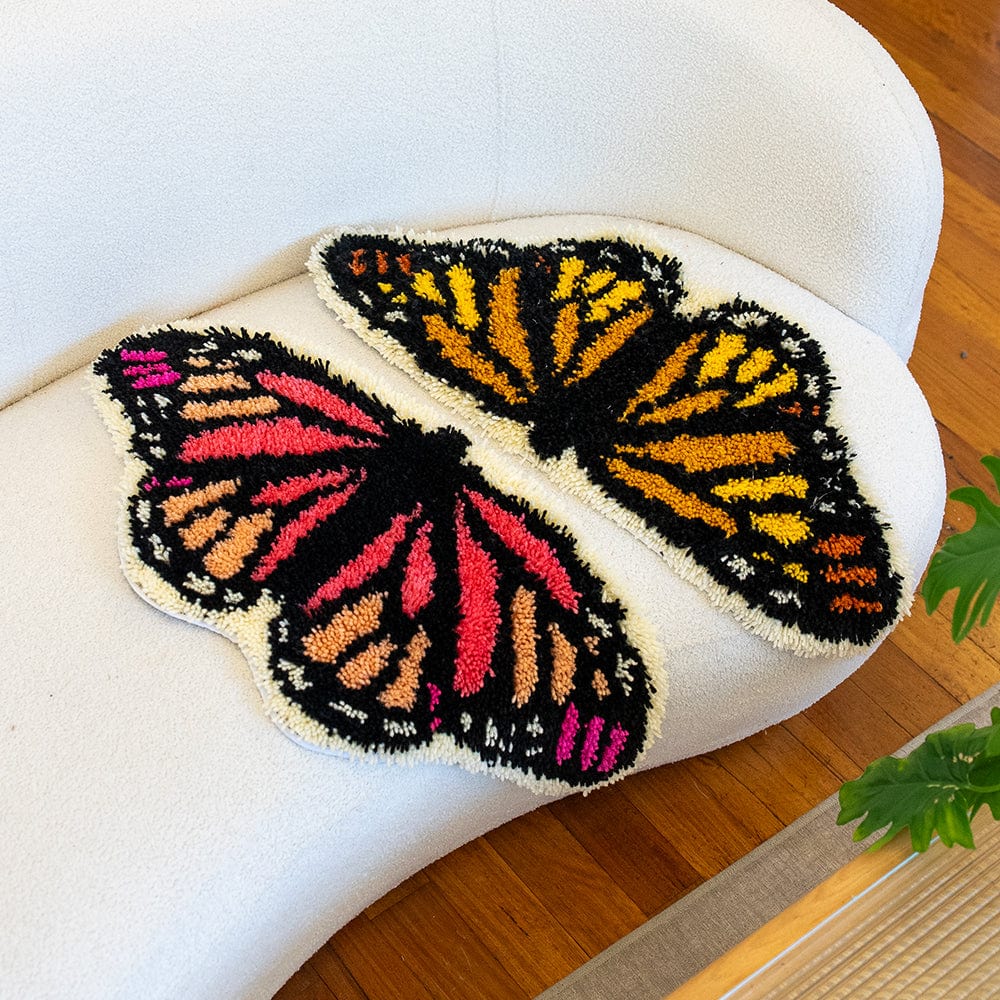Craft Club Co SUNSET | Butterfly Rug Making Kit