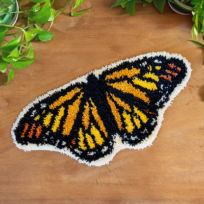 Craft Club Co SUNSET | Butterfly Rug Making Kit
